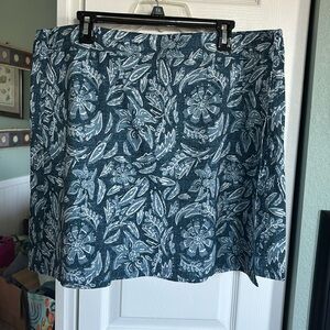 RipSkirt Hawaii blue denim floral length 2 (19”) excellent condition